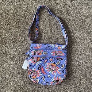 NWT Vera Bradley Trio Zip Hipster Mural Garden crossbody handbag purse